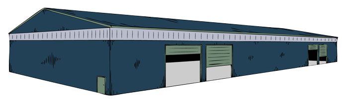 Warehouse Roller Shutters Wall Lights