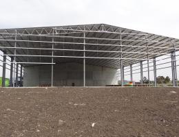 Large clearspan shed